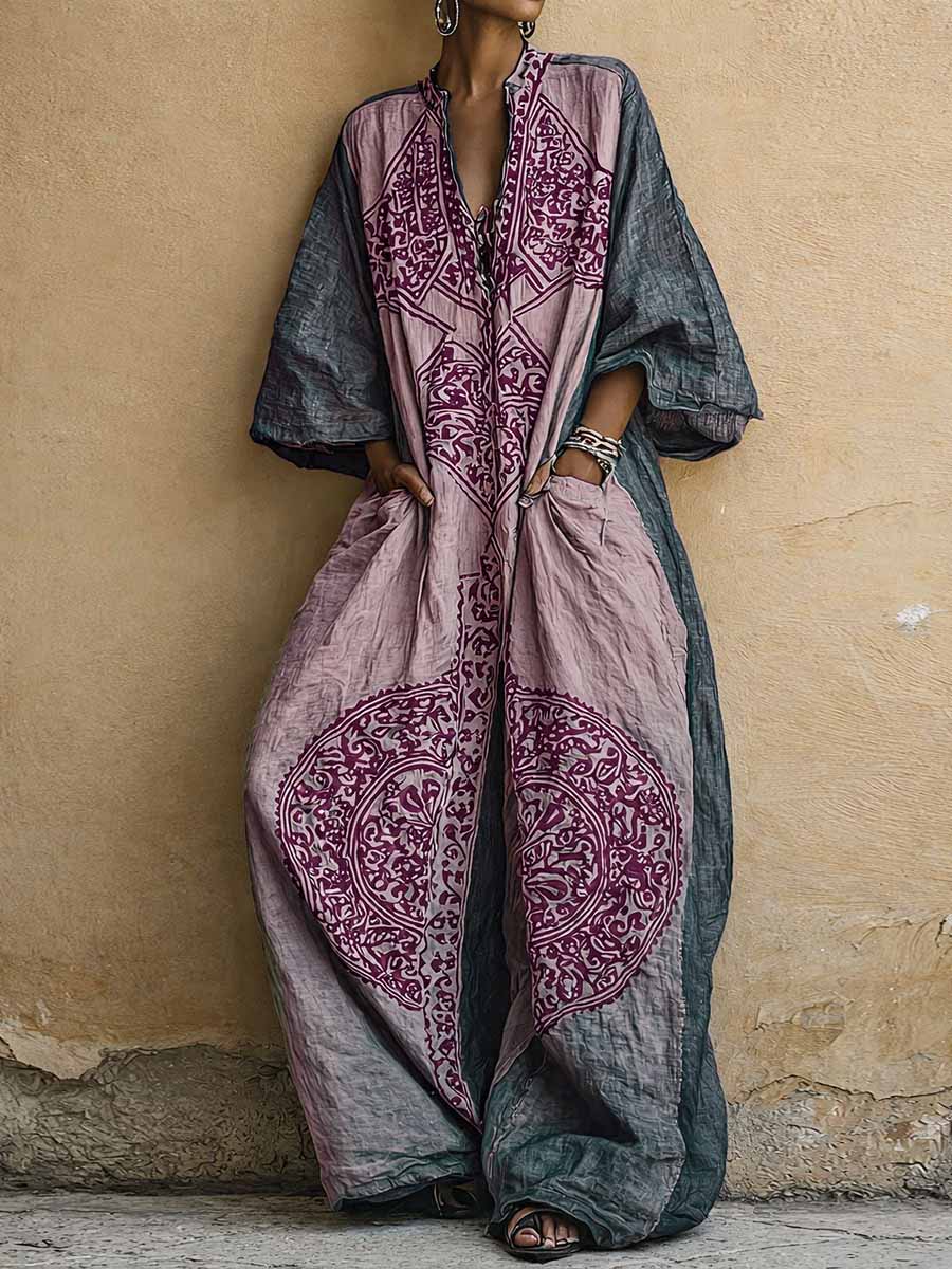 Flavie - Macacão De Perna Larga Com Estampado