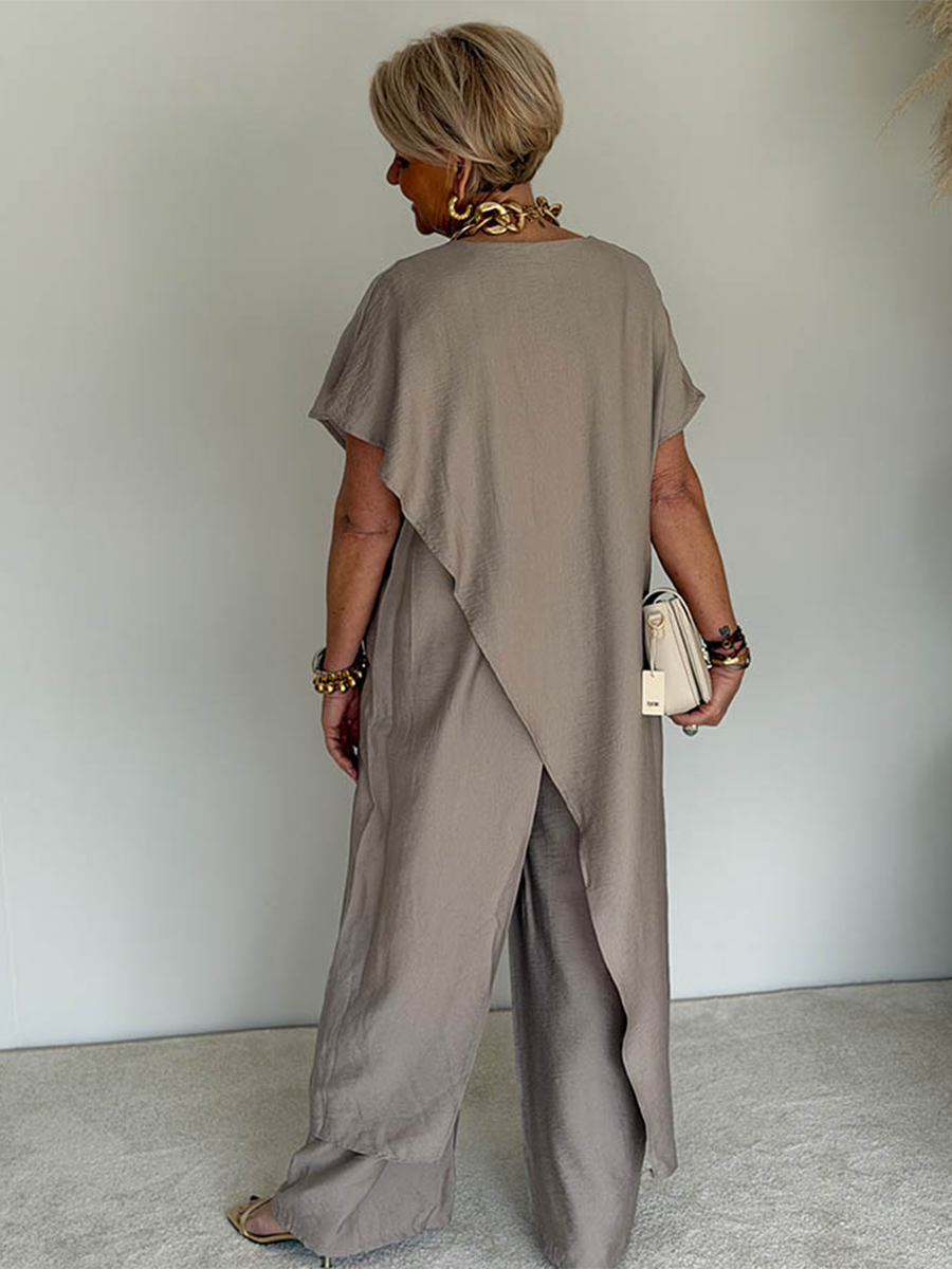 Iasmim - Vestido Largo Confortável E Assimétrico