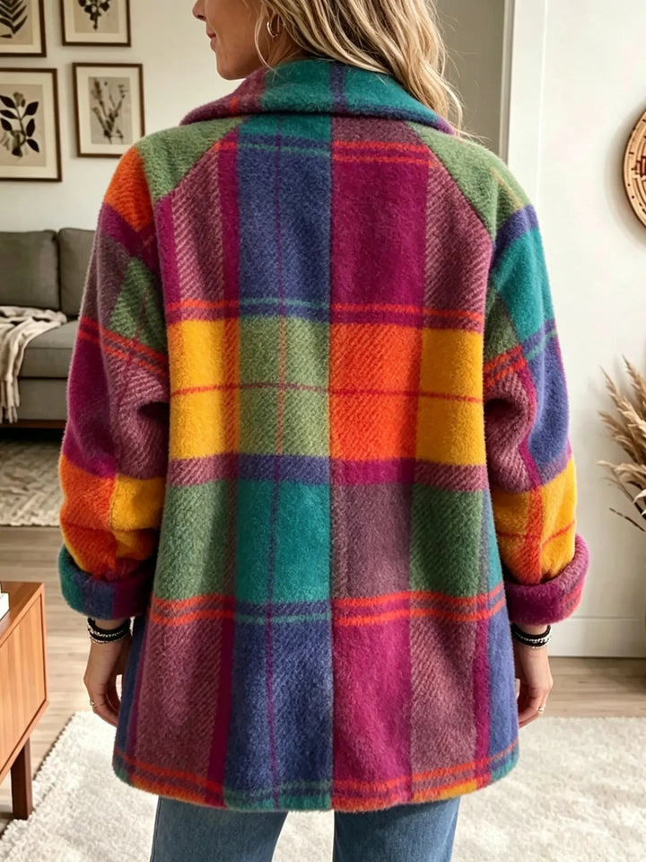 Noralia - Casaco Xadrez Multicolorido
