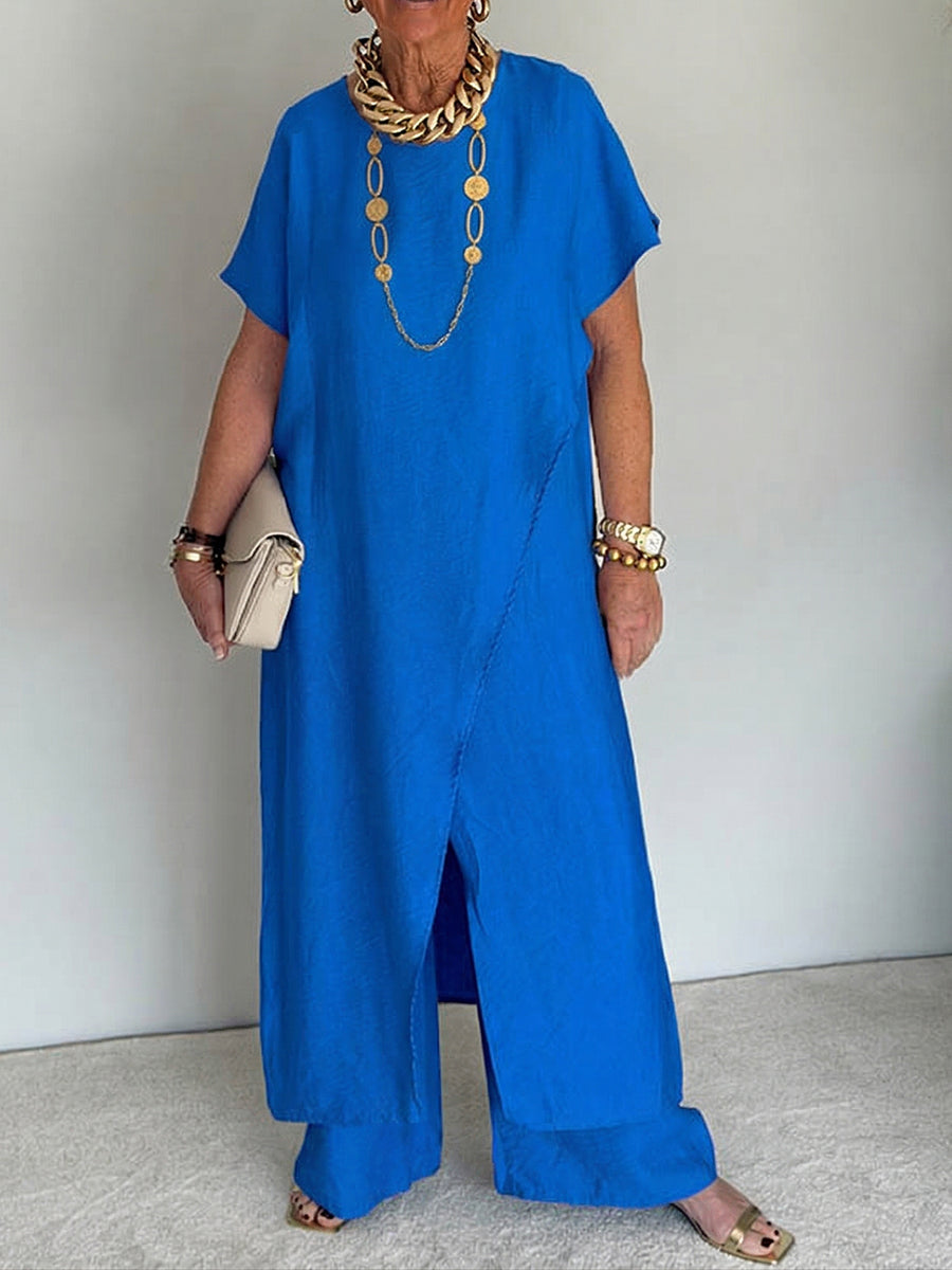 Iasmim - Vestido Largo Confortável E Assimétrico