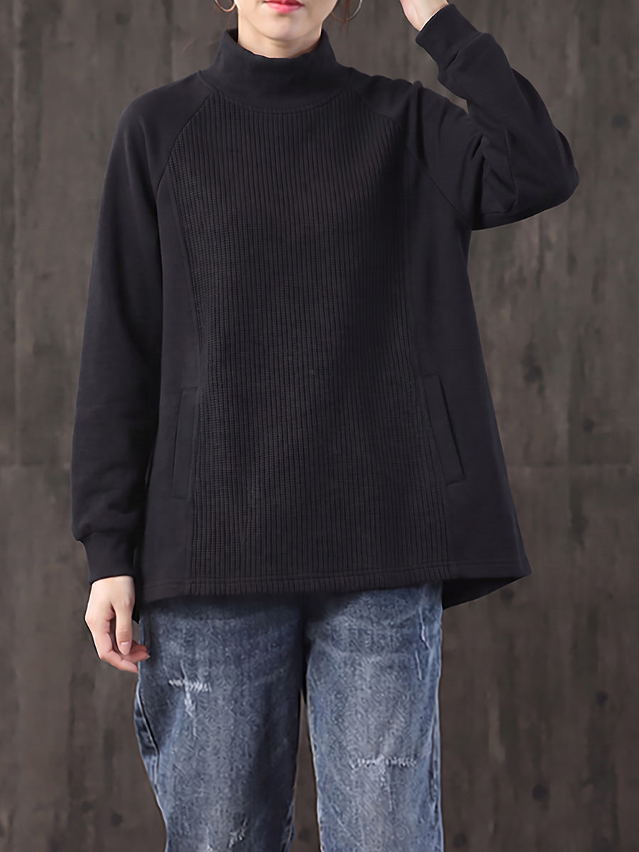 Safia - Blusa De Gola Alta Oversized