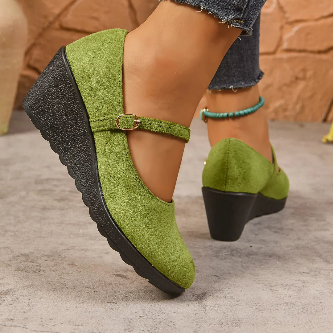 Bethy - Sapatos Mary Jane Com Tira Com Fivela