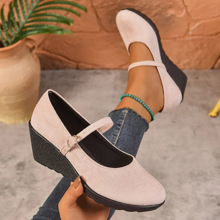 Bethy - Sapatos Mary Jane Com Tira Com Fivela