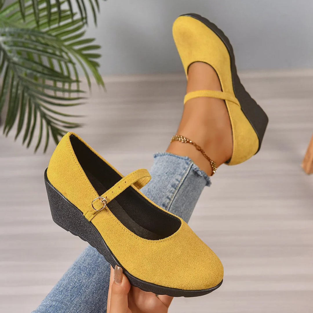 Bethy - Sapatos Mary Jane Com Tira Com Fivela