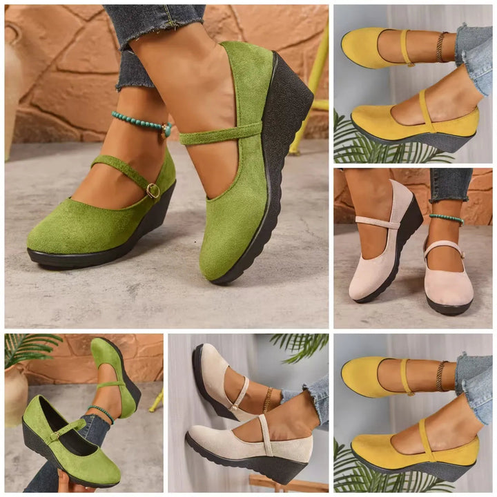 Bethy - Sapatos Mary Jane Com Tira Com Fivela