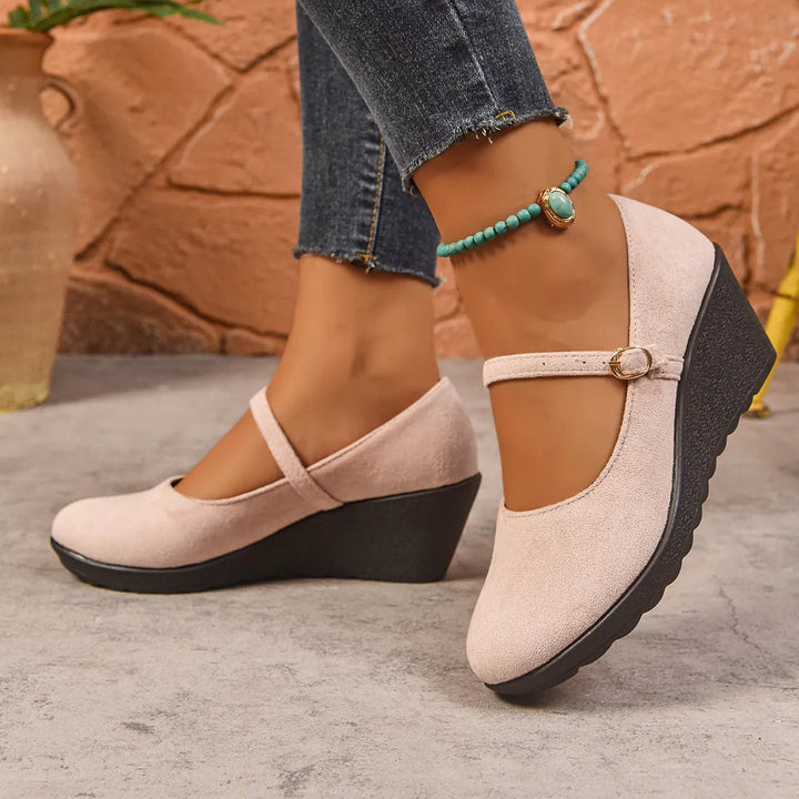 Bethy - Sapatos Mary Jane Com Tira Com Fivela