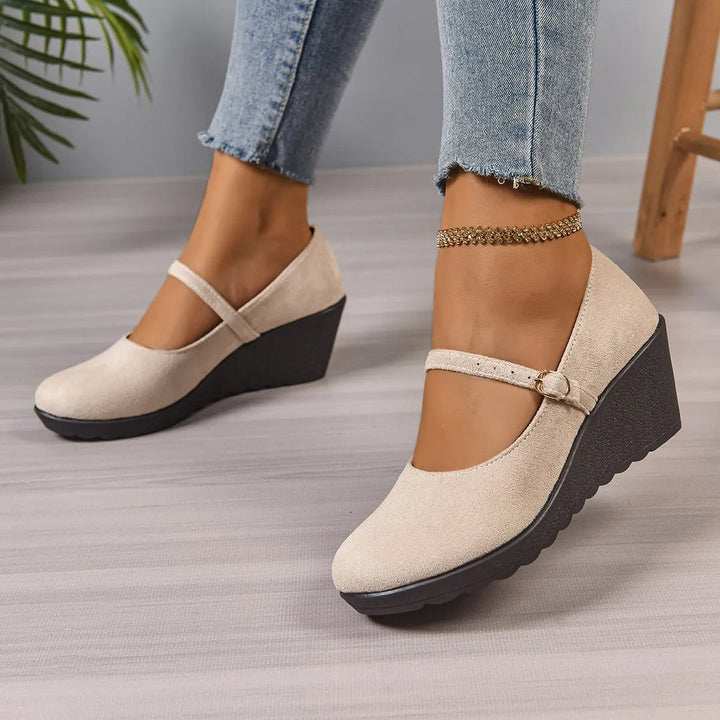 Bethy - Sapatos Mary Jane Com Tira Com Fivela