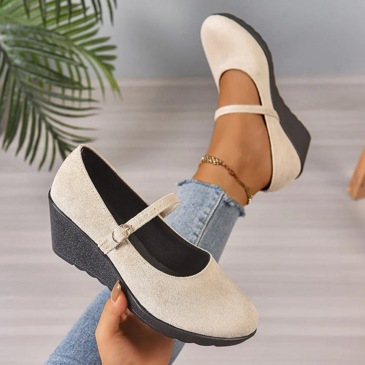 Bethy - Sapatos Mary Jane Com Tira Com Fivela