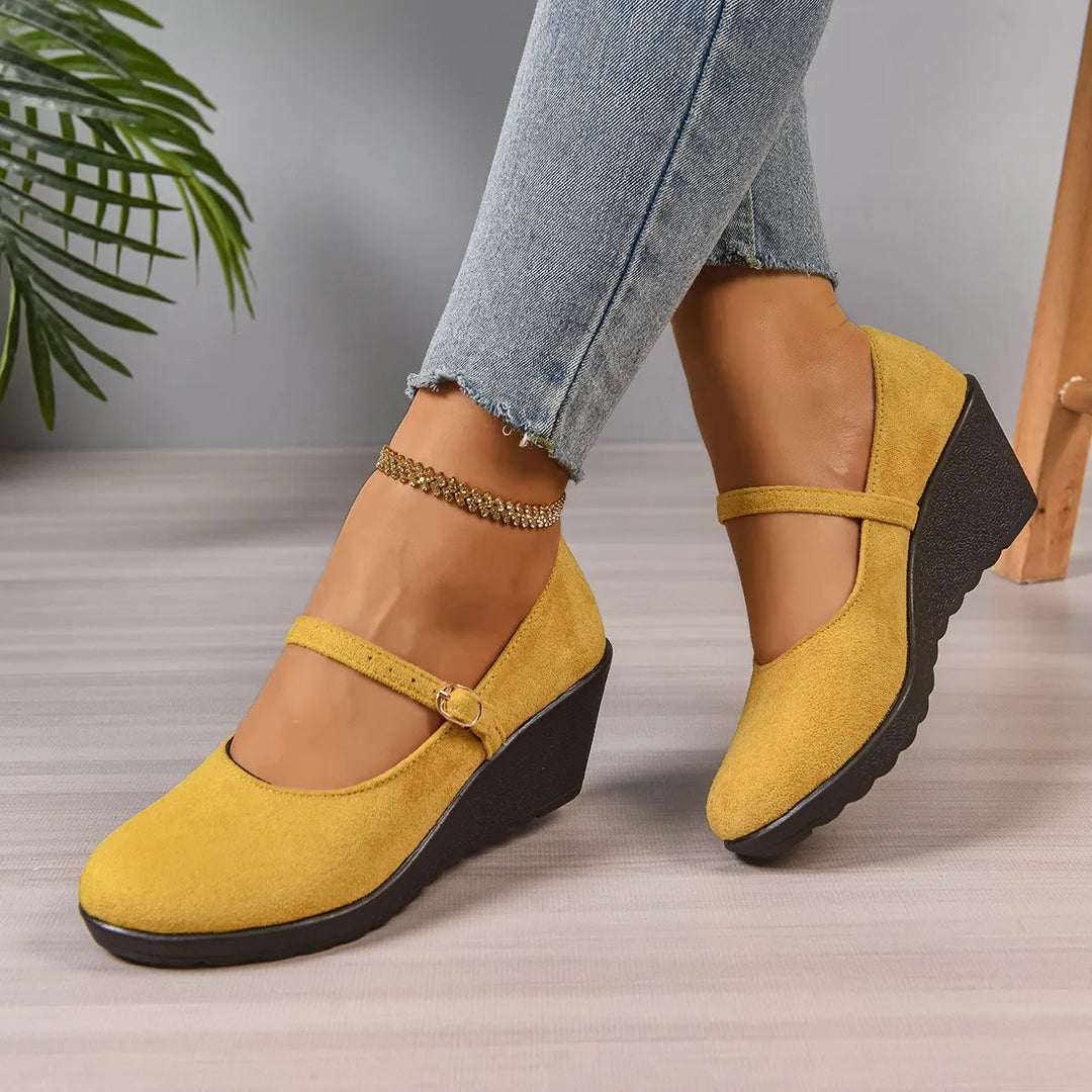 Bethy - Sapatos Mary Jane Com Tira Com Fivela