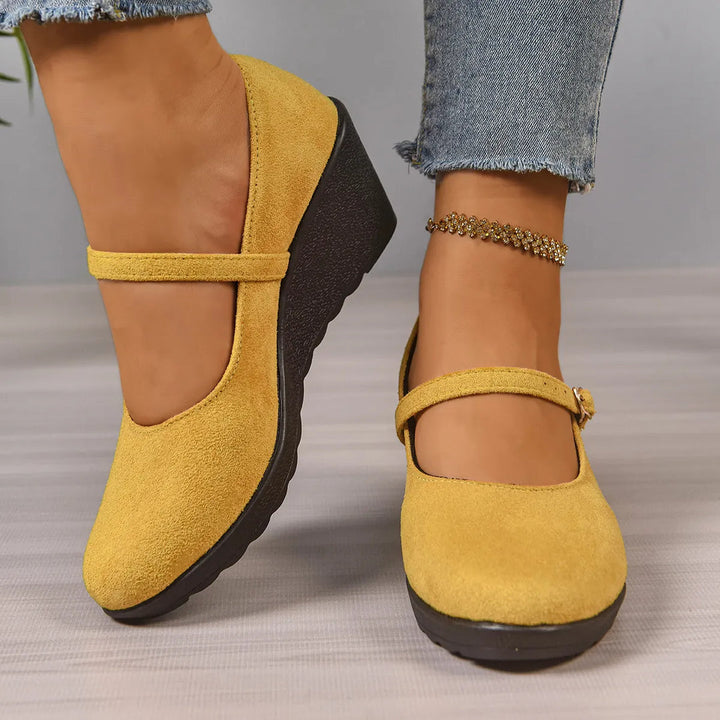 Bethy - Sapatos Mary Jane Com Tira Com Fivela