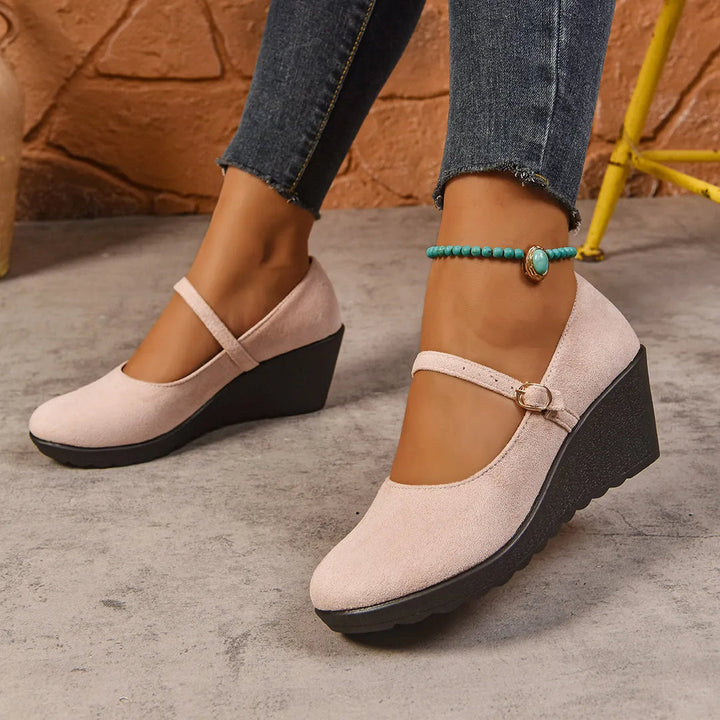 Bethy - Sapatos Mary Jane Com Tira Com Fivela