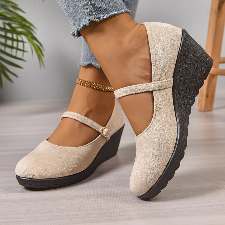 Bethy - Sapatos Mary Jane Com Tira Com Fivela