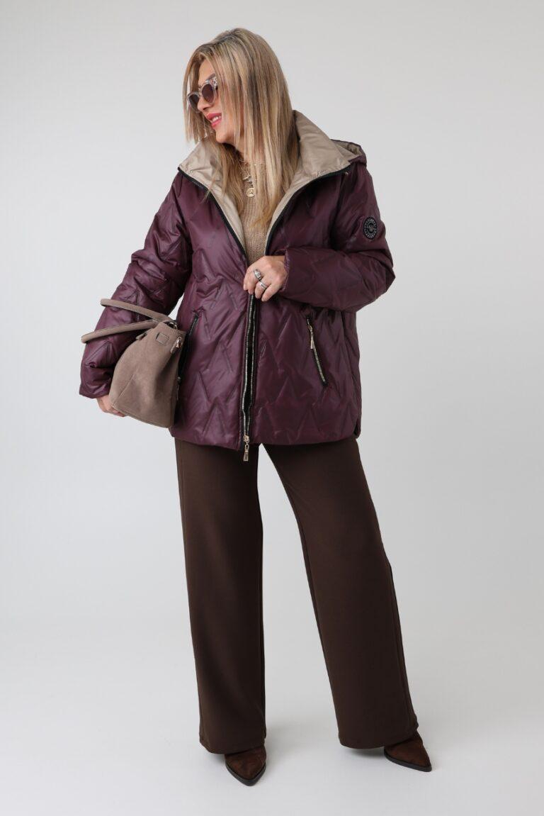 Vezzina - Casaco Elegante Acolchoado De Estilo Transicional