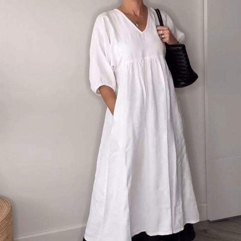 Shantel - Vestido Casual Com Decote Em V