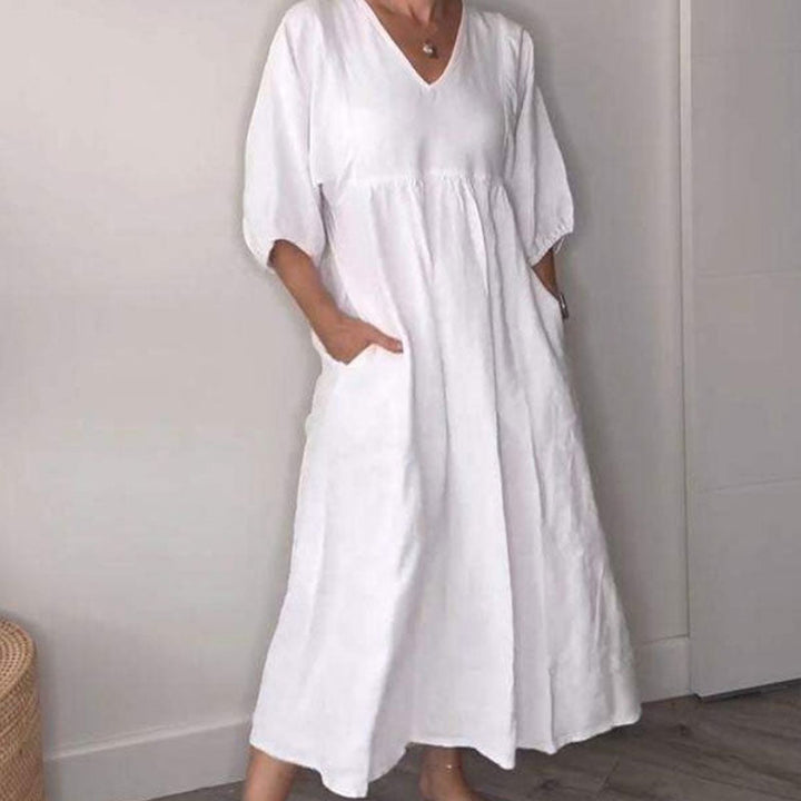 Shantel - Vestido Casual Com Decote Em V