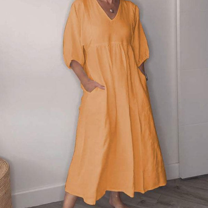 Shantel - Vestido Casual Com Decote Em V