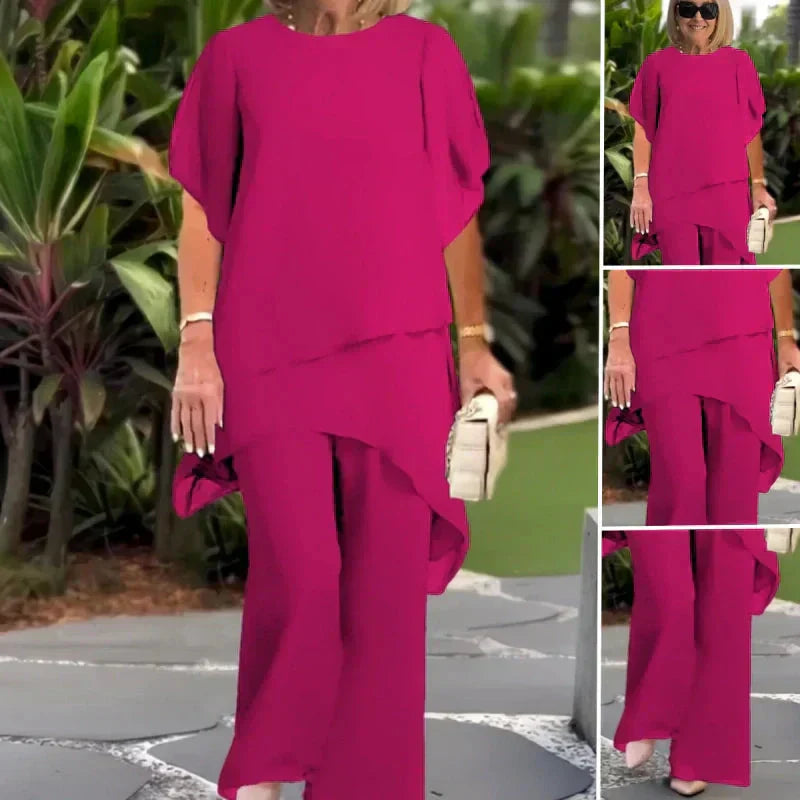 Lianah - Conjunto De Blusa Com Calças Largas