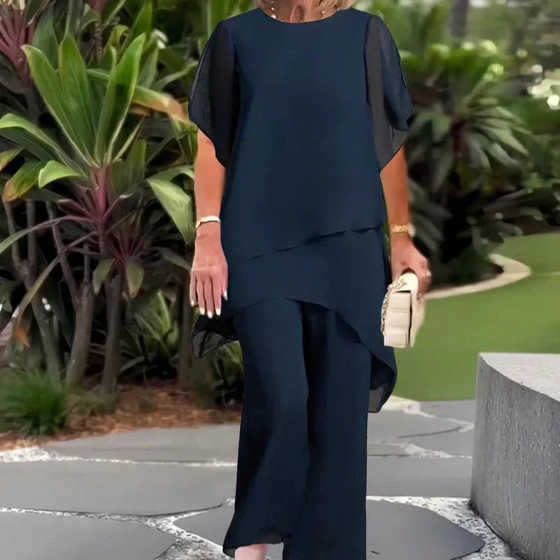 Lianah - Conjunto De Blusa Com Calças Largas
