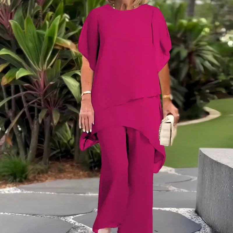Lianah - Conjunto De Blusa Com Calças Largas