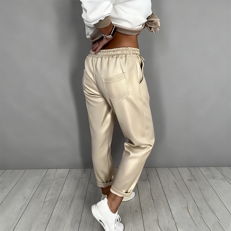 Maelynn - Conjunto Elegante de Casaco e Top