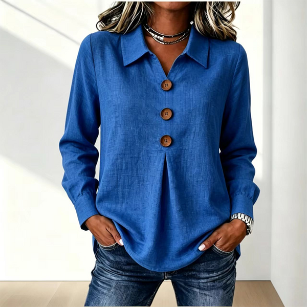 Moriah - Blusa Elegante De Manga Comprida