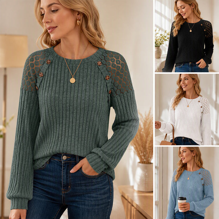 Jalia - Camisola De Malha Com Mangas Compridas