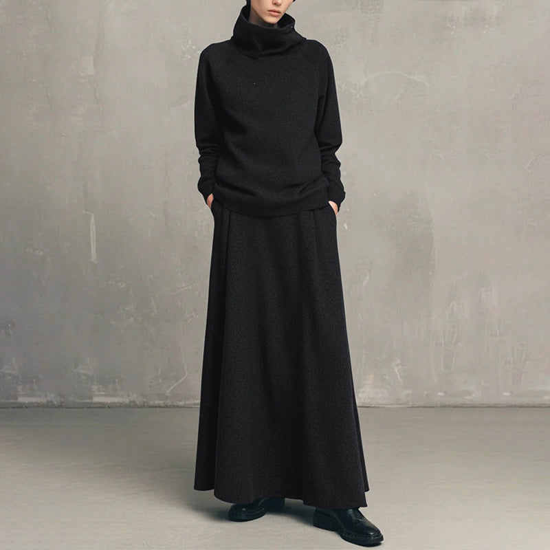 Gizem - Conjunto De Polo E Saia Maxi