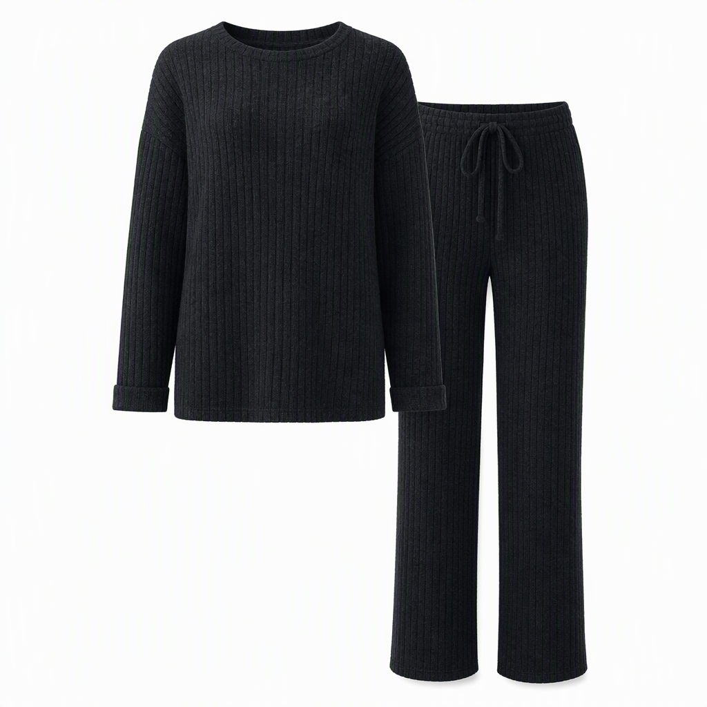 Lesana - Conjunto De Duas Peças Com Riscas, De Estilo Desportivo