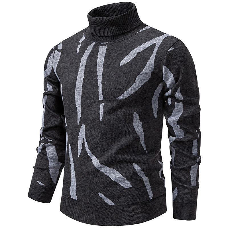 Tyrel - Camisola De Malha Casual Com Estampado Abstrato