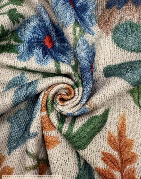 Davan - Casaco Com Fecho E Padrão Floral