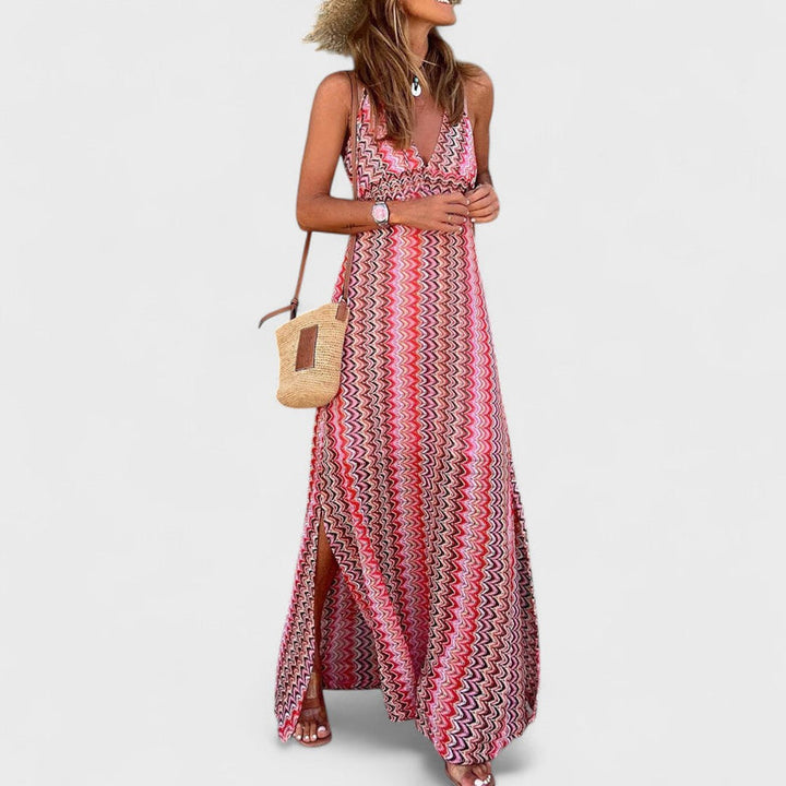 Erandi - Vestido Longo de Verão Feito à Mão