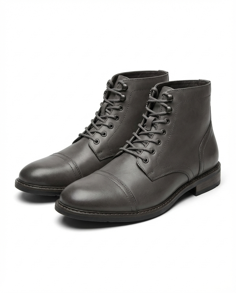 Andersan - Botas de Couro Com Atacadores
