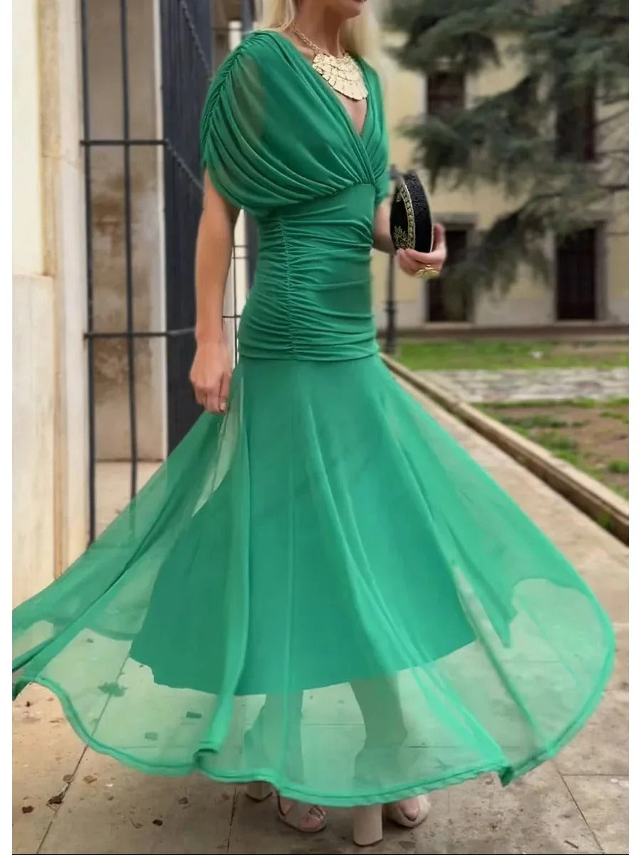 Manich - Vestido Midi Esvoaçante