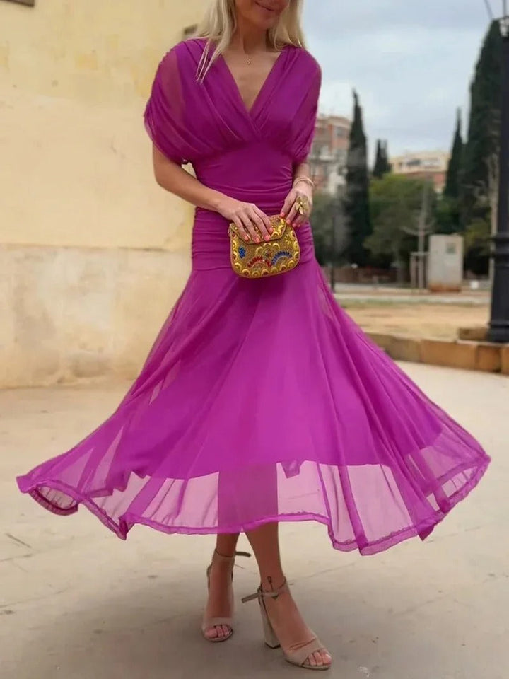 Manich - Vestido Midi Esvoaçante