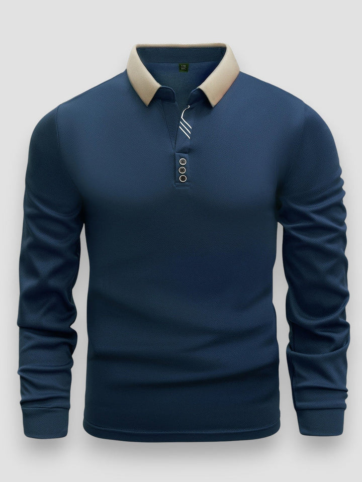 Ramesh - Camisa Polo de Manga Comprida