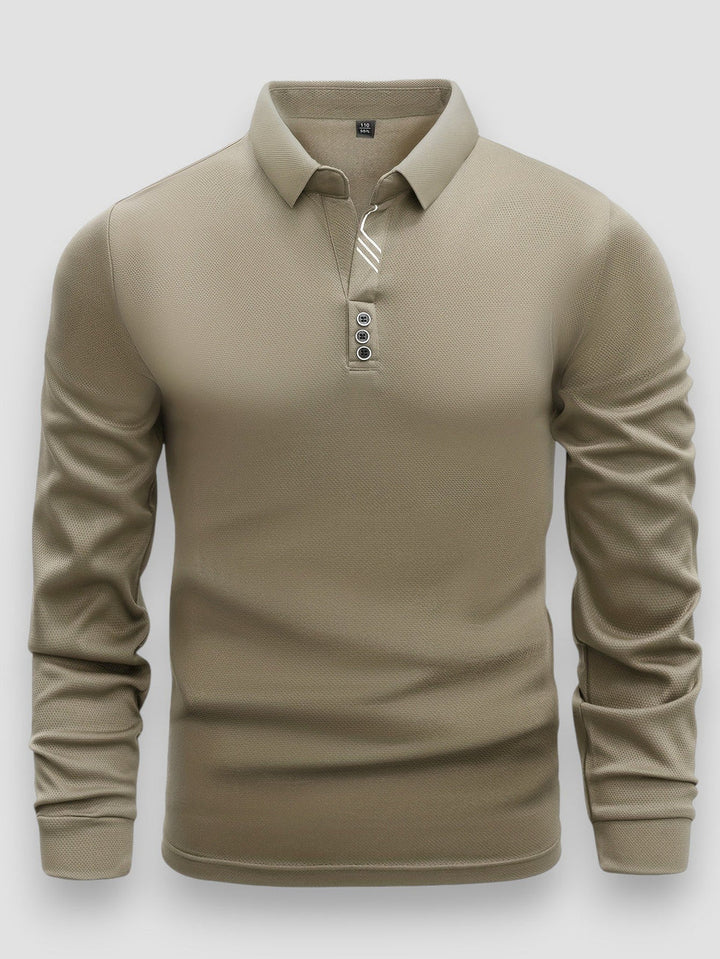 Ramesh - Camisa Polo de Manga Comprida