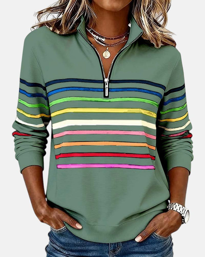 Mourinda - Camisola Com Riscas até Aos Joelhos